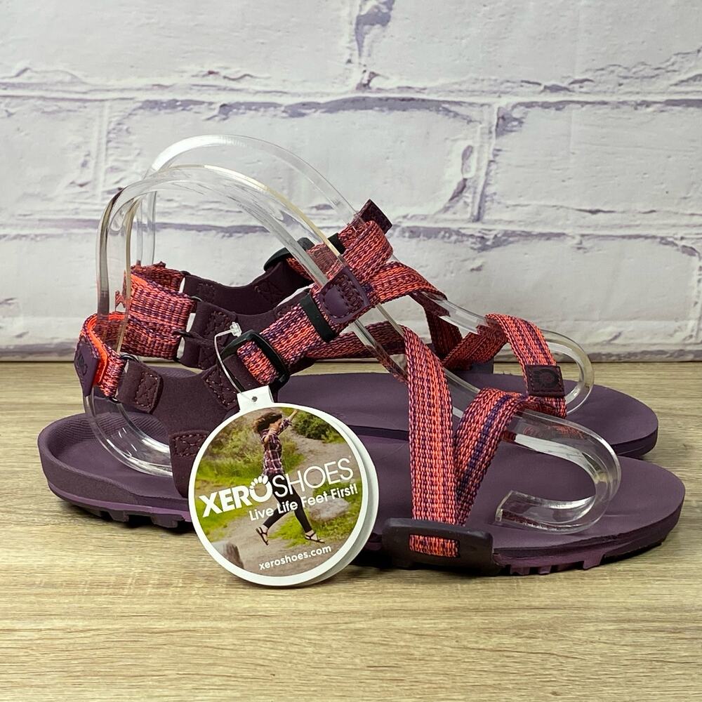 Xero Shoes Z-Trail EV Sandals Women's Size 8 Magenta Barefoot Trail Hiking